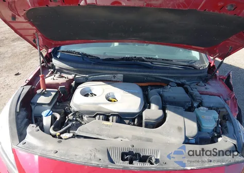 2016 Hyundai Sonata Hybrid Se z USA, uszkodzony, nr VIN KMHE24L12GA015174